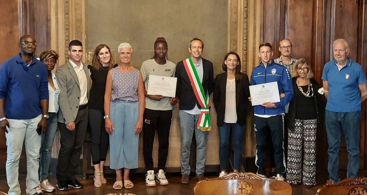 Eccellenza sportiva ai Campioni alessandrini Laurène Kimi Ossin e Federico Poggio