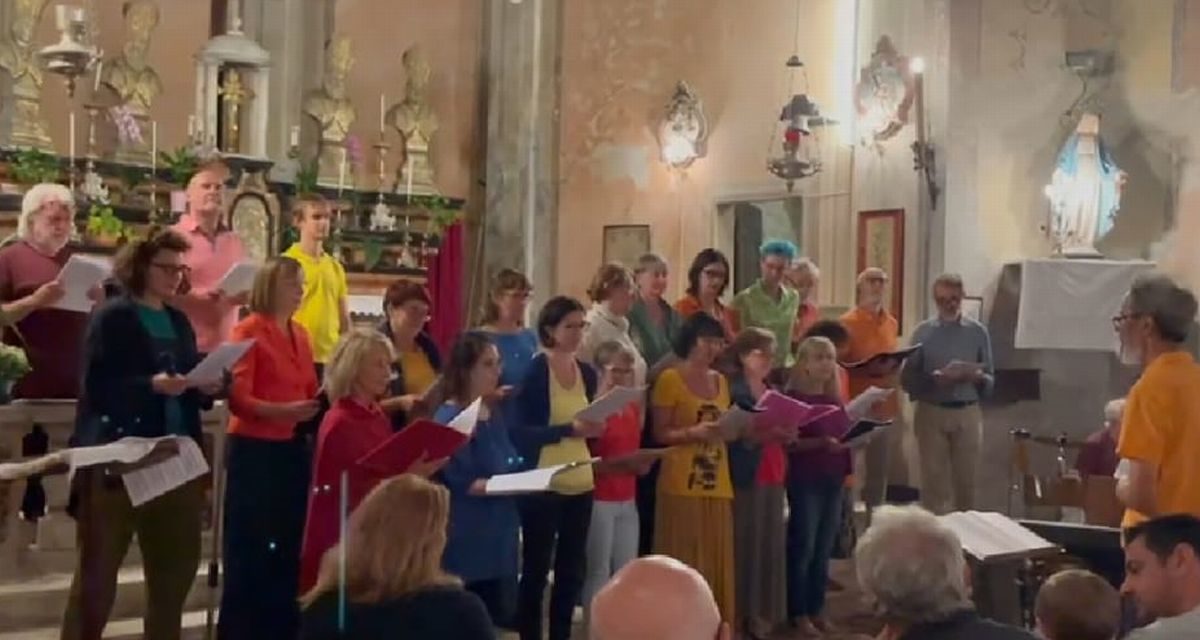 Successo del bel concerto alla frazione Salogni di Fabbrica Curone