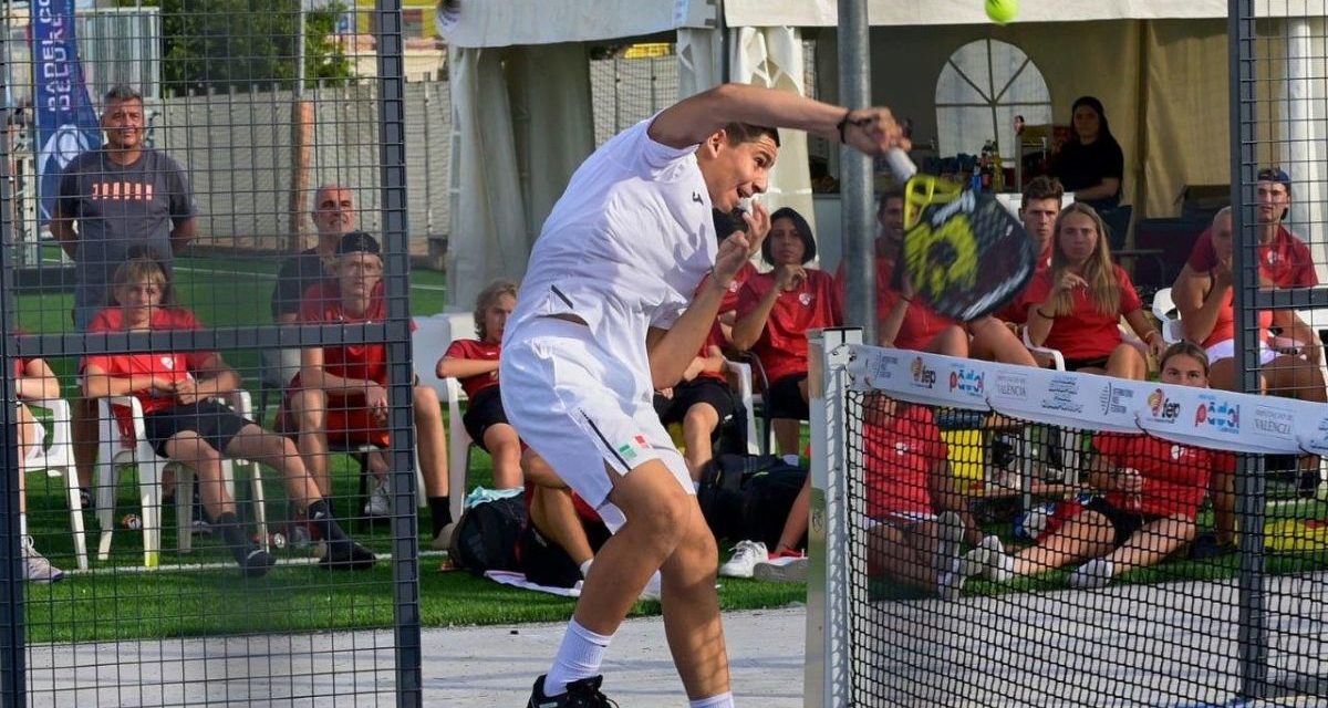 L’atleta imperiese Pietro Giovannini vince il bronzo all’Europeo di Padel a squadre di Valencia