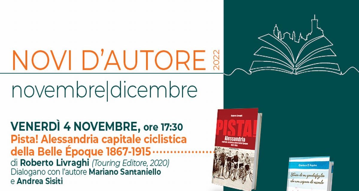 Nuovi appuntamenti letterari a Novi Ligure, si inizia venerdì