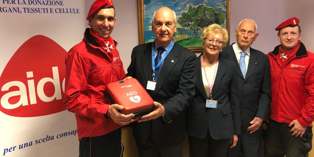 Imperia ha un nuovo defibrillatore grazie all’Aido