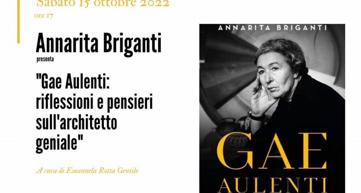 A Imperia, un incontro con l’autrice Annarita Briganti per ricordare Gae Aulenti