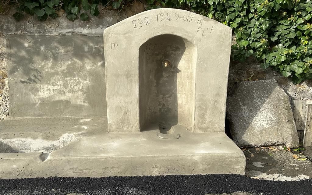 Ripristinata la fontana alla frazione Pairola di San Bartolomeo al mare