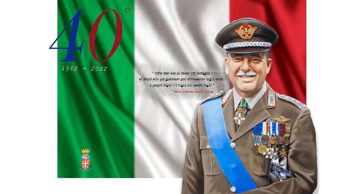 Ad Alessandria un volume nelle scuole per ricordare il Generale Dalla Chiesa