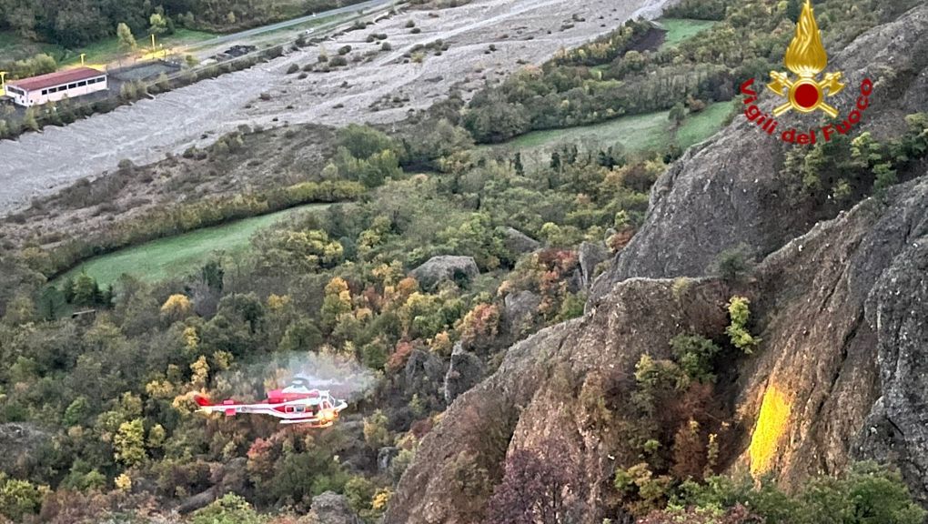 Mobilitazione di mezzi e Vigili del fuoco per la ricerca di una persona a Rocchetta Ligure