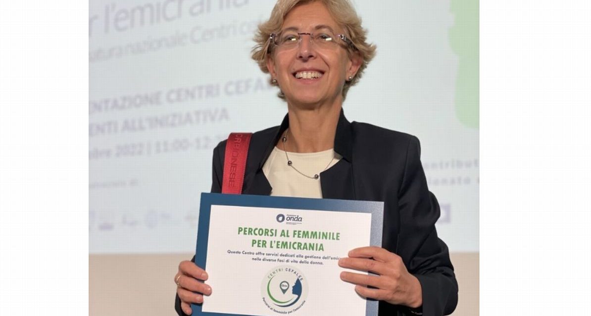 Percorsi al femminile per l’emicrania: un riconoscimento alla Neurologia di Novi 