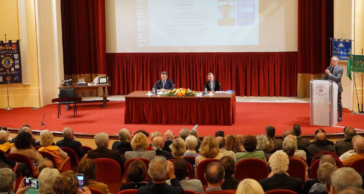 <strong>Gran successo per Il Generale di Corpo d’Armata Francesco Paolo Figliuolo  ai Martedì Letterari del Casinò di Sanremo.</strong>