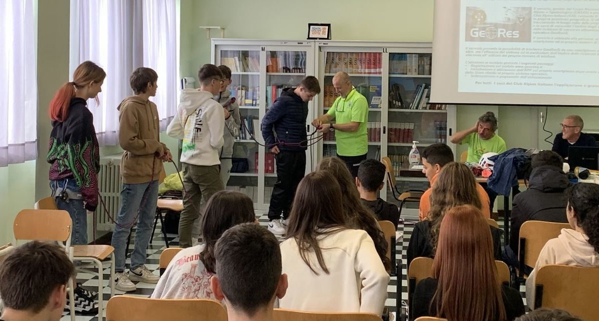 Il Cai di Tortona al Marconi per far amare la montagna e la natura