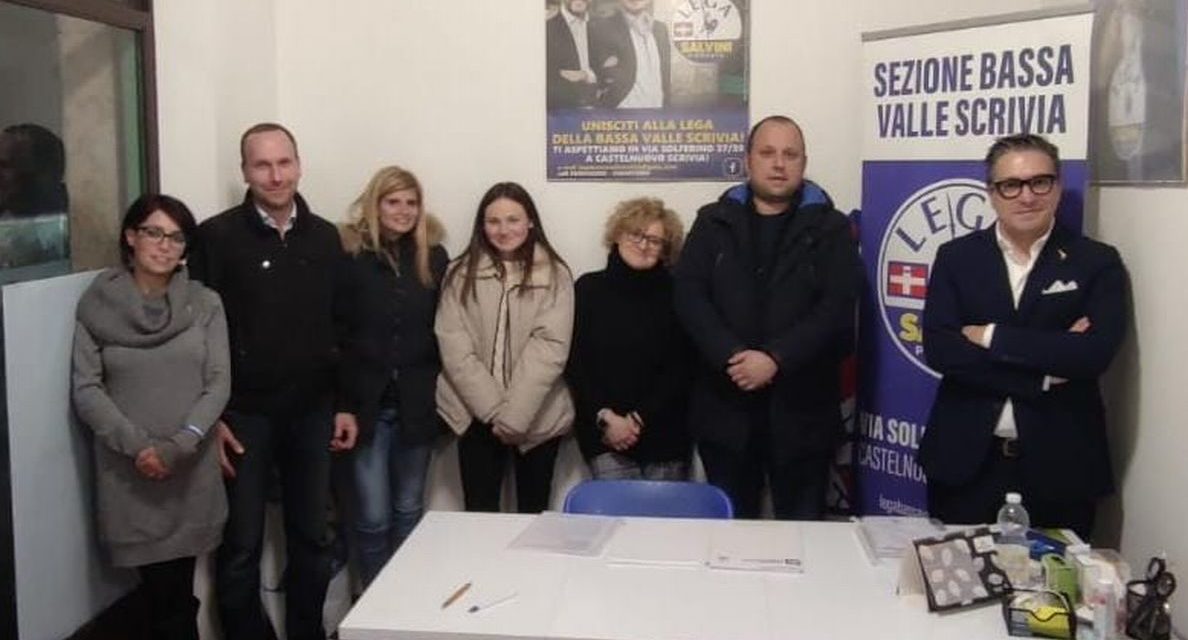Mirco Villani nuovo Segretario della Sezione della Lega della Bassa Valle Scrivia. Direttivo tutto al femminile