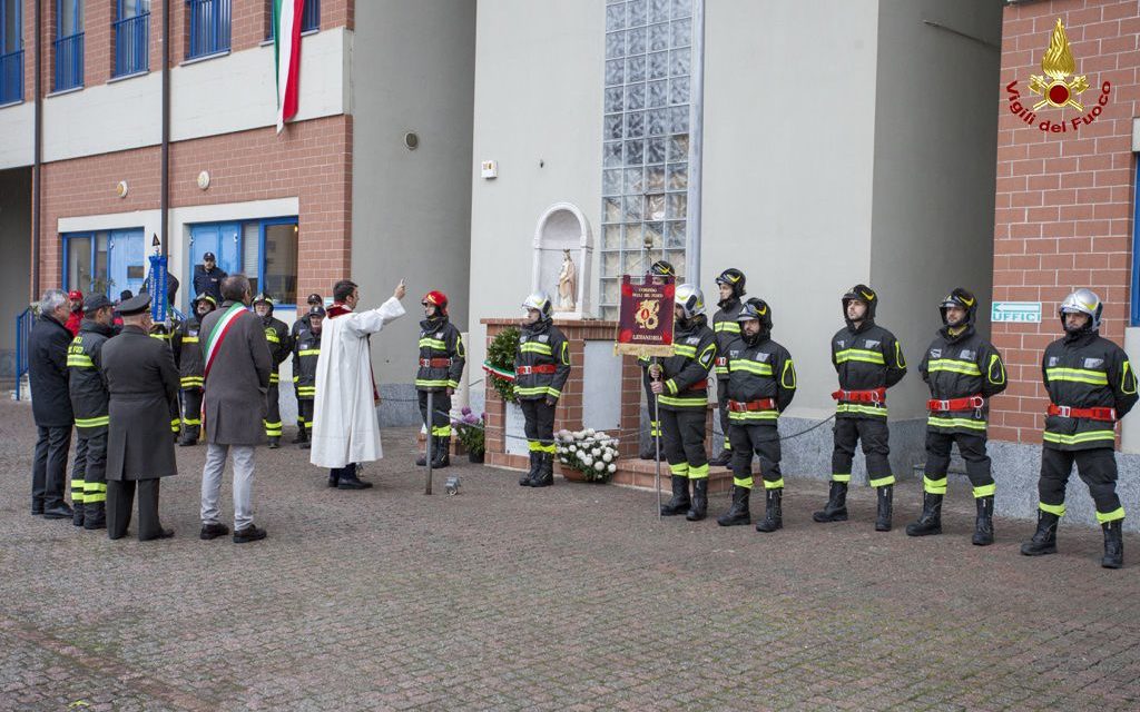I Vigili del Fuoco di Alessandria hanno festeggiato Santa Barbara