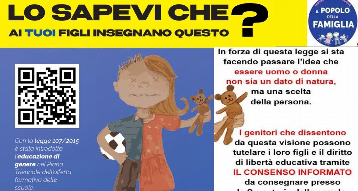 Gender nelle scuole Tortonesi (e non solo)? Si può rifiutare con il consenso informato. L’iniziativa