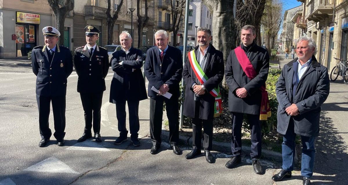 Inaugurata a Tortona l’area intitolata a Camillo Barret