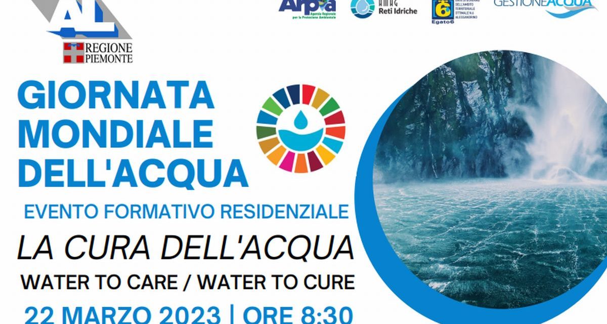Giornata Mondiale dell’Acqua domani all’ ASL AL un evento formativo <strong>per sensibilizzare sui temi delle risorse idriche</strong>