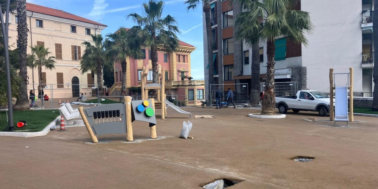 Imperia, lavori di riqualificazione al termine in Piazza Roma: mercoledì 5 aprile la riapertura al pubblico