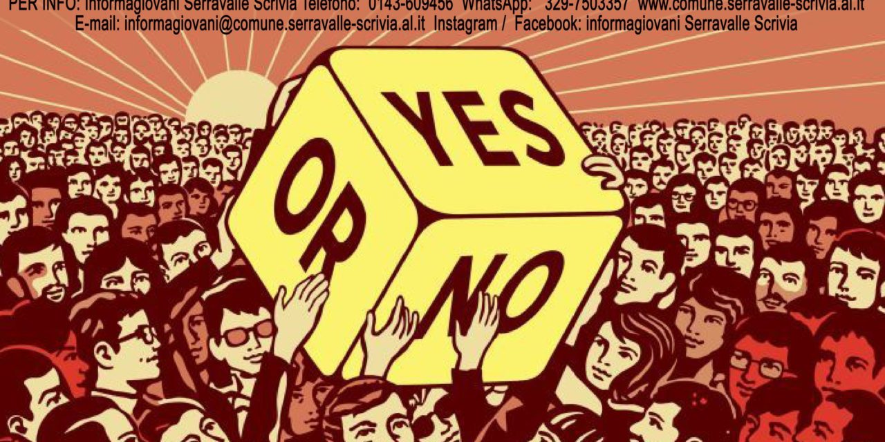 Un “ Laboratorio di Democrazia” rivolto ai giovani in Biblioteca di Serravalle scrivia