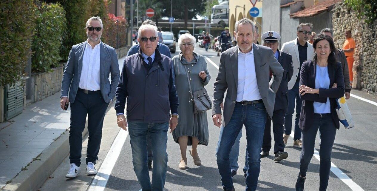 Inaugurata ad Imperia la nuova bretella tra via Littardi e  Cala del Sole: migliorano viabilità e sicurezza