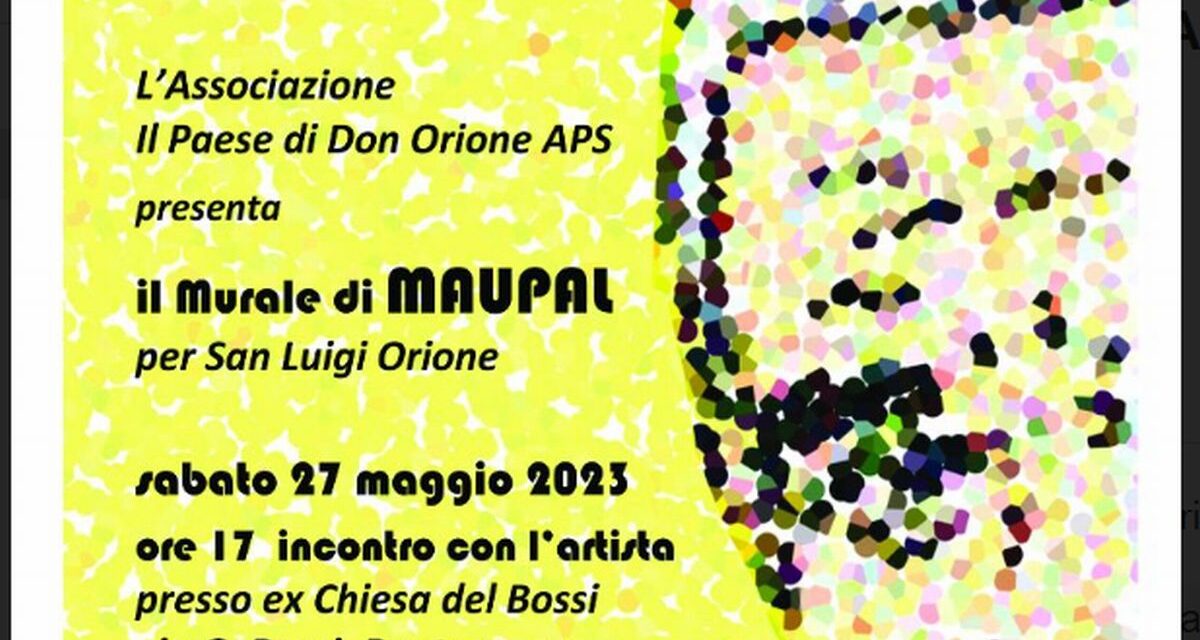 Sabato a Pontecurone si inaugura il murale dedicato a San Luigi Orione