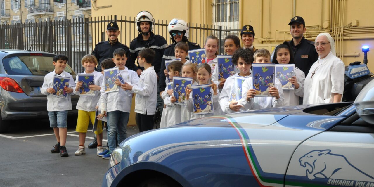Sanremo, La Polizia di Stato incontra gli studenti della Scuola Primaria Almerini – Dante Alighieri.