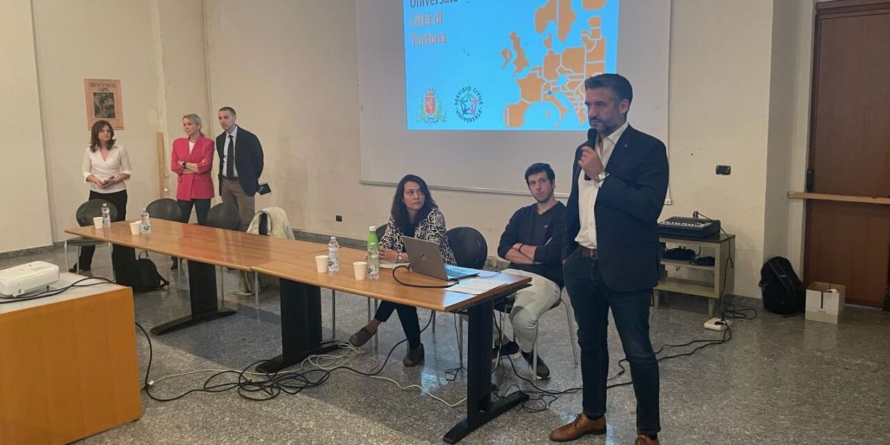 Tanti giovani a Tortona per il convegno sul Servizio Civile