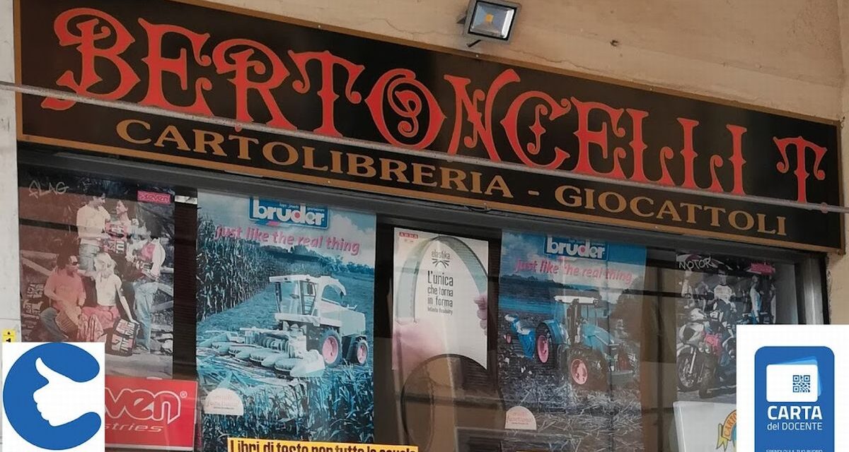 La Cartoleria Bertoncelli di Tortona compie 100 anni gestita dalla stessa famiglia. Domenica 9 la festa