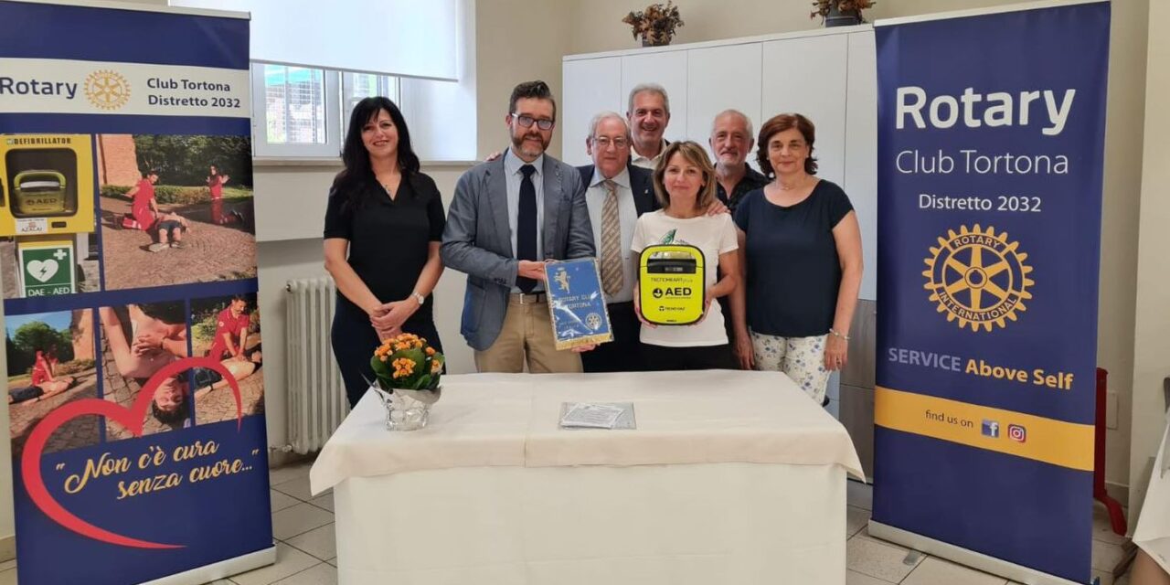 C’é un defibrillatore anche all’Istituto Santachiara di Tortona