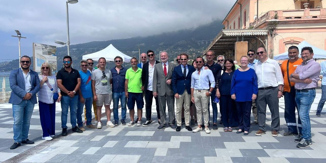 A Ospedaletti inaugurato un nuovo tratto della Pista ciclabile del Ponente ligure