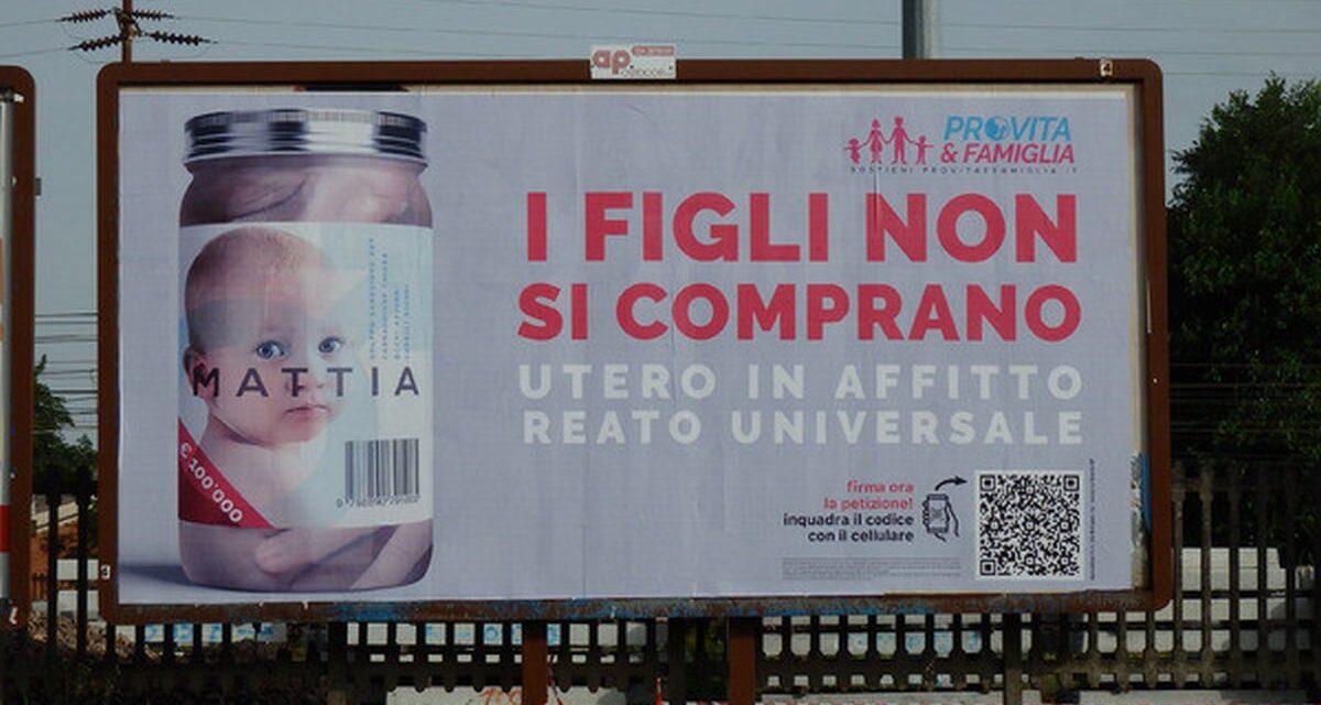 Utero in affitto. Pro Vita Famiglia: “il 4 luglio saremo al Parlamento Europeo a Bruxelles per fermare il mercato dei figli”