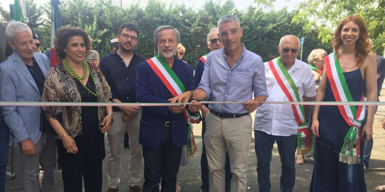 A Novi Ligure inaugurati i giardini “Martiri della Resistenza”