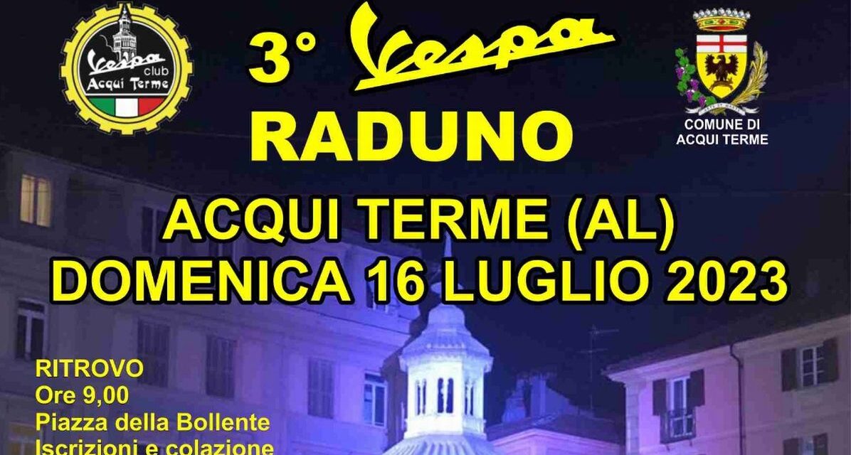 Domani ad Acqui Terme c’è il raduno delle Vespe