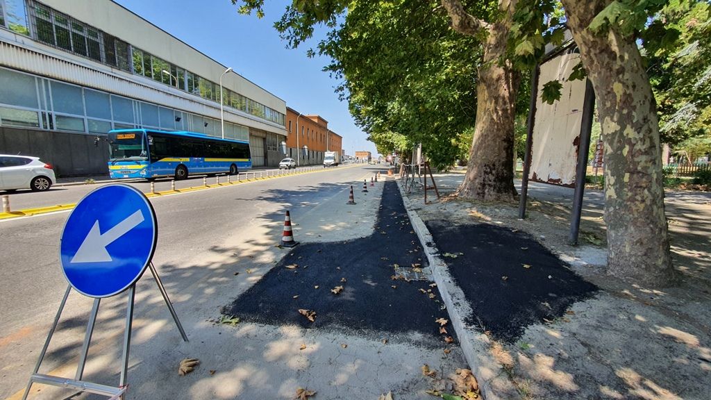 Ad Alessandria lavori in Spalto Borgoglio e alla frazione Valmadonna