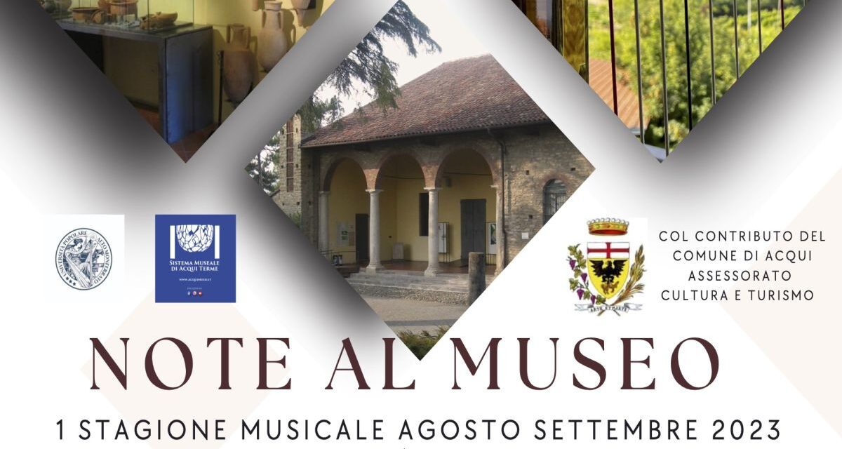Ad Acqui terme arrivano le Notti al Museo, ecco come, dove e quando