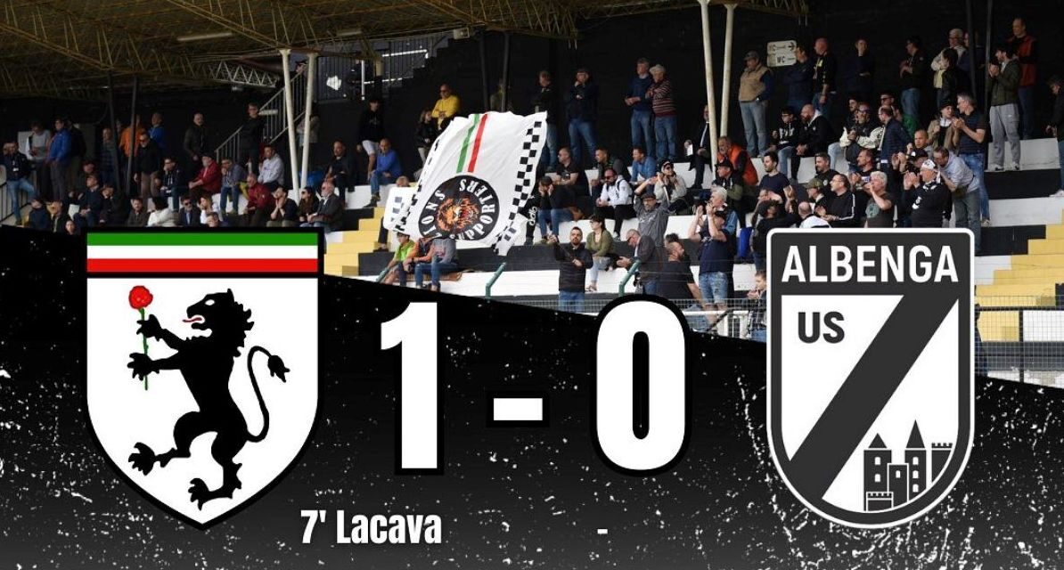 Derthona – Albenga 1-0: Leoni avanti in Coppa Italia