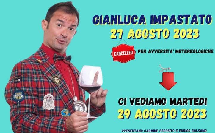 Domani lo spettacolo di Gianluca Impastato a Diano Marina