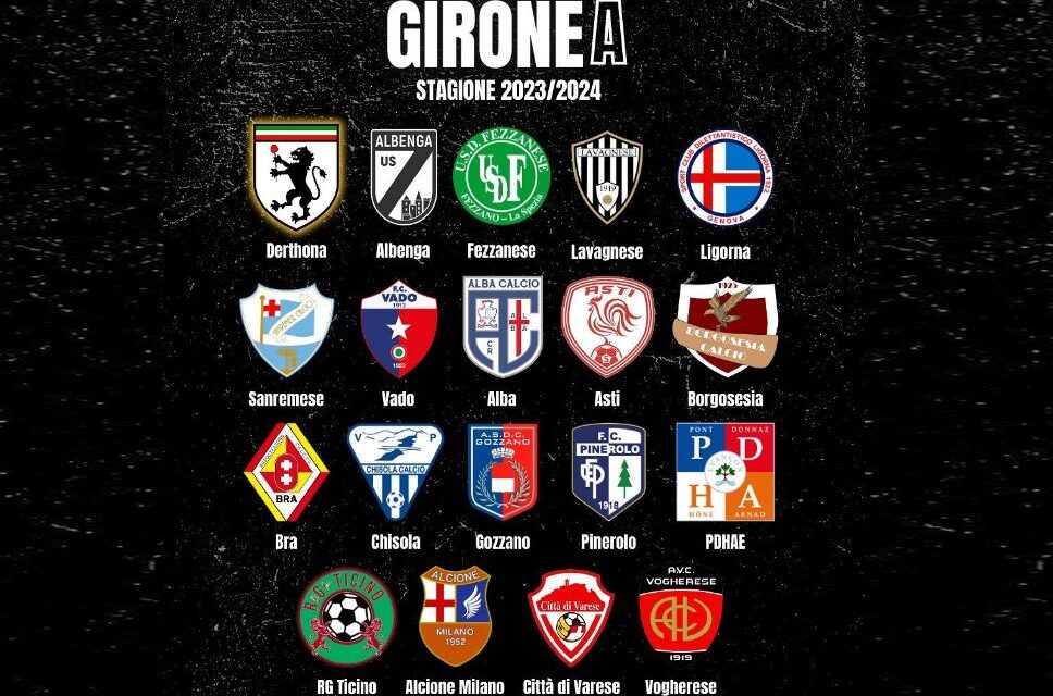 Ufficializzato il Girone A 2023-2024 del Derthona calcio in Serie D