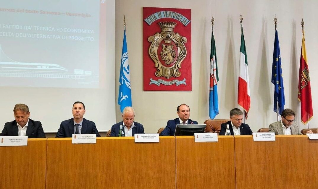 Presentato il tracciato dell’Aurelia bis fra Sanremo e Ventimiglia