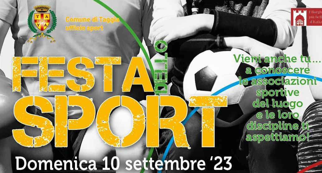 Taggia, domani 10 settembre torna l’attesa Festa dello Sport sul lungomare di Arma