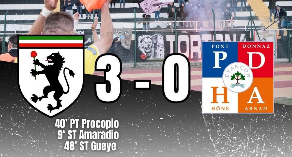 Bella vittoria del Derthona calcio