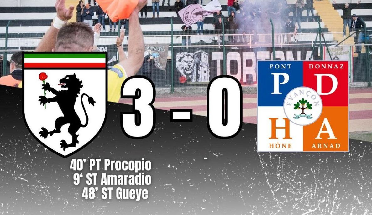 Bella vittoria del Derthona calcio Oggi Cronaca