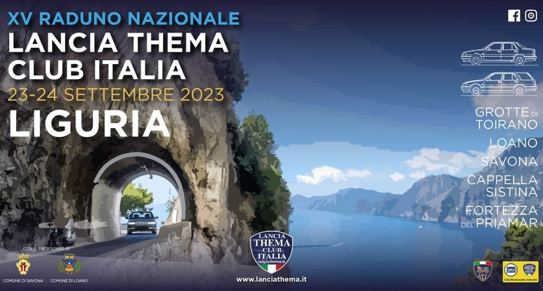 A Loano fa tappa il 15^ raduno nazionale del Lancia Thema Club Italia