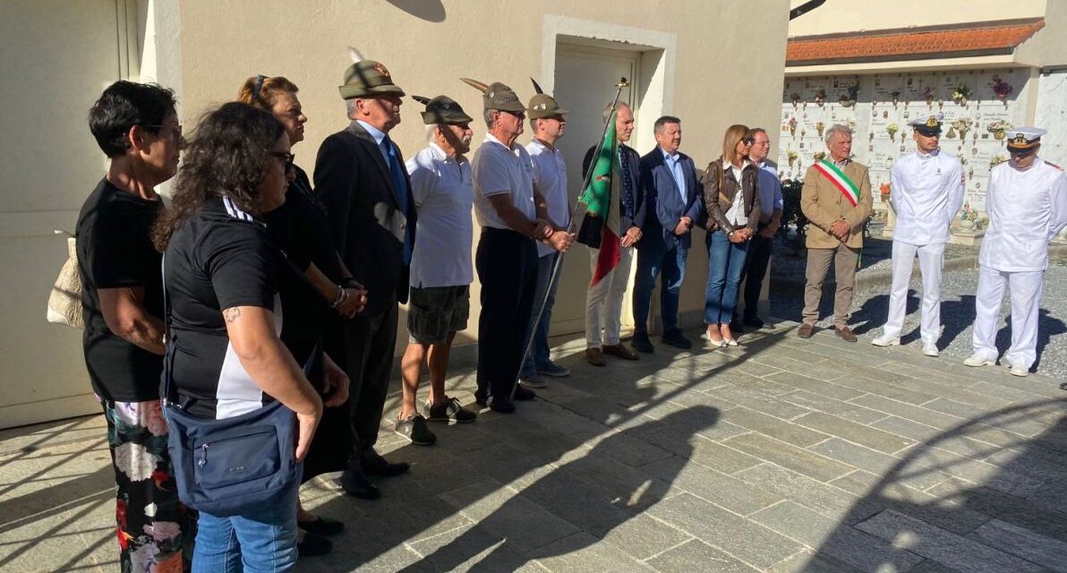 A Diano Marina la preghiera a ricordo dell’Alpino Giorgio Langella