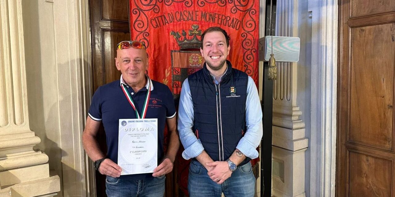 Tiro Rapido Sportivo: il Vice Campione italiano in Municipio a Casale
