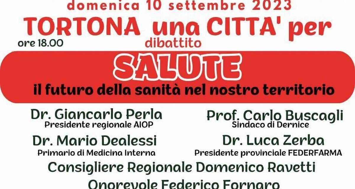 Domenica alla “Lucciola” di Tortona un bel dibattito pubblico sulla Sanità, partecipate