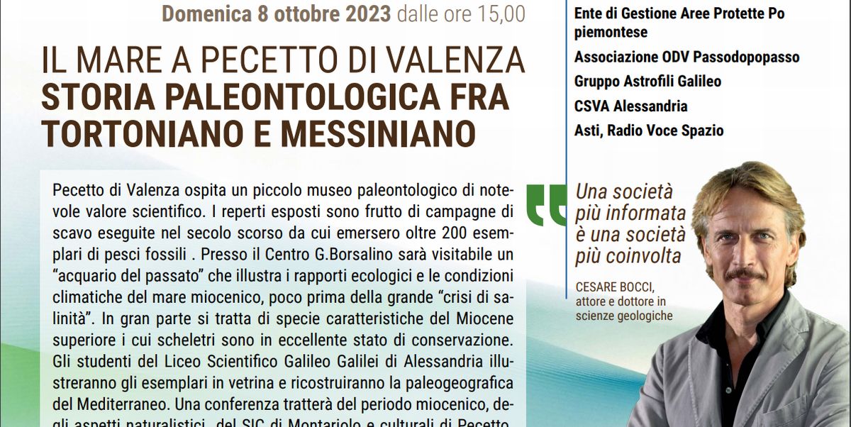 XI edizione della settimana del Pianeta Terra: appuntamento a Pecetto di Valenza!
