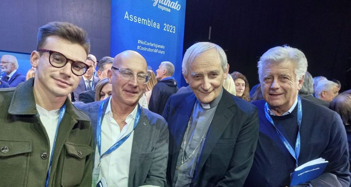 Enzo Basiglio, Tommaso e Fabio Tortonesi all’assemblea nazionale di Confartigianato a Roma