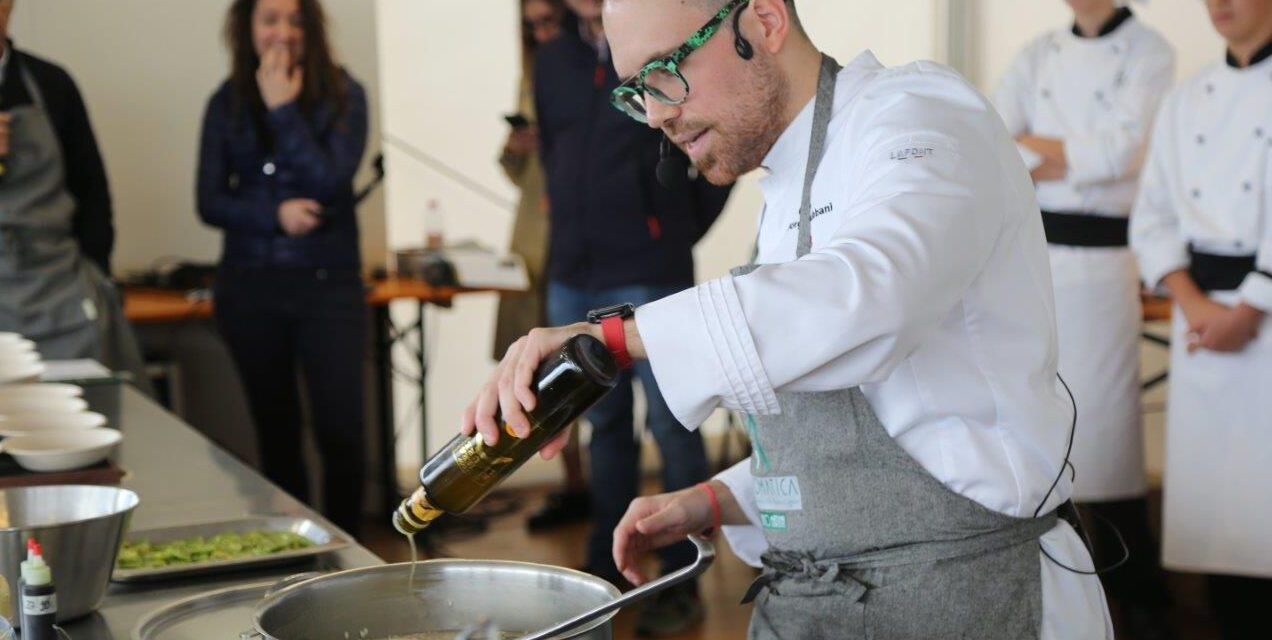 Aromatica, Stand a Olioliva tra i più apprezzati, presenza di Chef Jorg Giubbani efficace