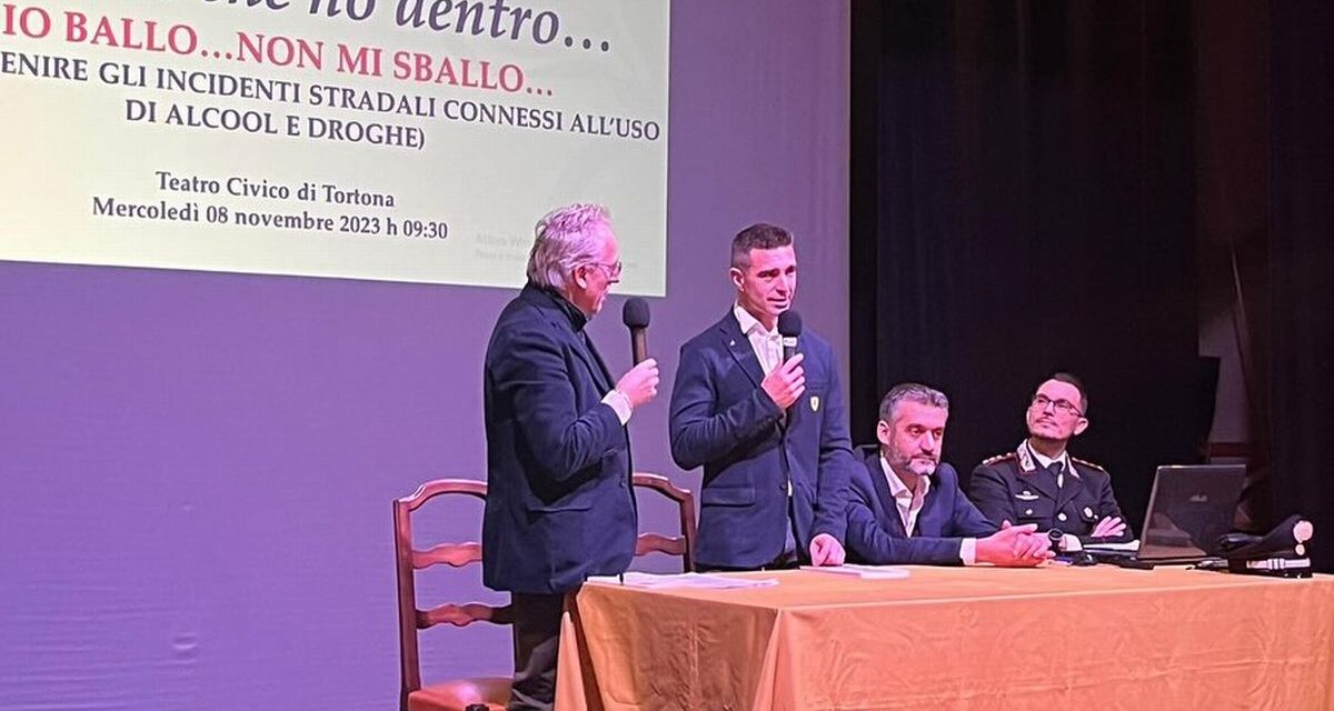 Un successo al Teatro civico di Tortona la mattina dedicata alla prevenzione degli incidenti stradali