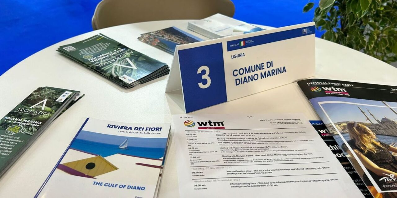 C’è anche Diano Marina al WTM di Londra con Regione Liguria per promuovere il turismo