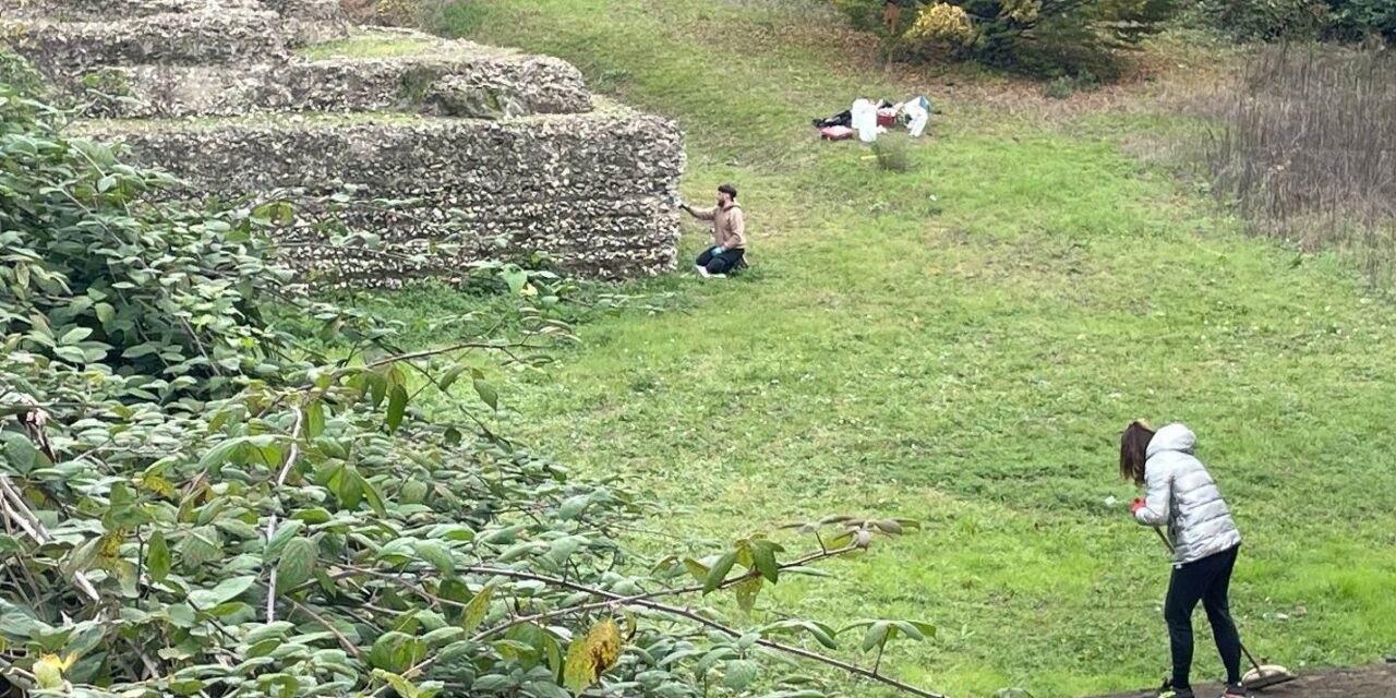A Tortona si pulisce e riordina l’area archeologica di via Fratelli Pepe grazie a Gabbantichità