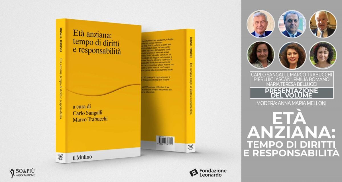 Dall’associazione “50&più” un  libro sui diritti e la responsabilità dell’età anziana