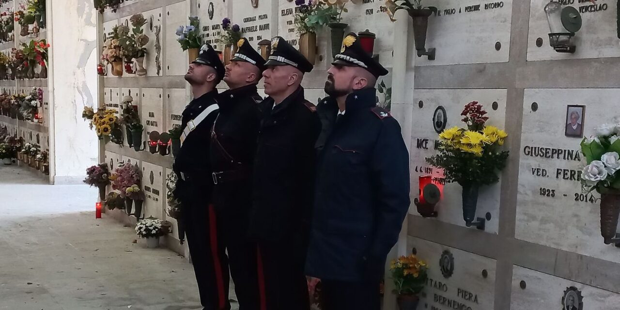 I carabinieri di Bordighera hanno ricordato il Tenente Angelo Cicerale